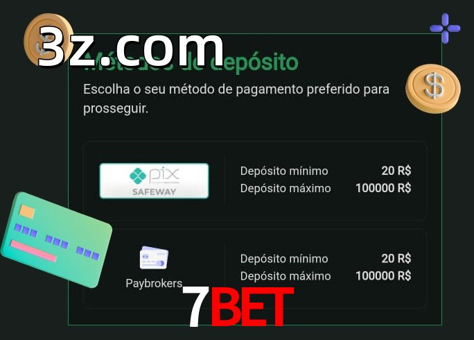 O cassino 7BETbet oferece uma grande variedade de métodos de pagamento