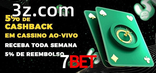 Promoções do cassino ao Vivo 7BET